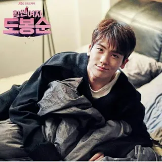 👦 Strong Woman Do Bong Soon 힘쎈여자 도봉순 korean drama, television, man, actor, celebrity telegram sticker