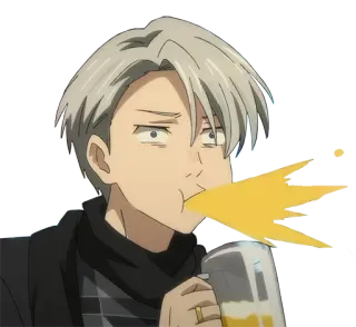 🤮 Anime, Trinken, Bier, Cartoon, Humor, Ausdruck telegram sticker