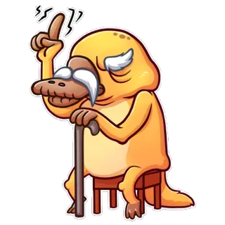 Cooper the Platypus telegram stickers