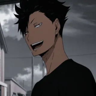 🌟 Kuroo Tetsurou Haikyuu!! anime, haikyuu, kuroo tetsurou, nekomata, volleyball telegram sticker