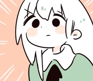 😠 Dessin animé, Fille, Mignon, Animé, Manga, Personnage telegram sticker