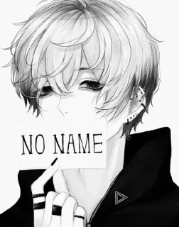 🌟 NO NAME anime, manga, boy, emo, no name, character, art telegram sticker