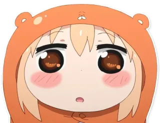 😍 Umaru Doma Himouto! Umaru-chan anime, cartoon, cute, umaru, himouto, umaru-chan, sticker telegram sticker