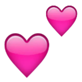 💕 сердце, розовый, любовь, эмодзи, день святого валентина, симпатия telegram sticker