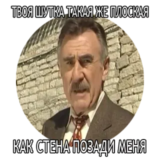 😒 ТВОЯ ШУТКА ТАКАЯ ЖЕ ПЛОСКАЯ
КАК СТЕНА ПОЗАДИ МЕНЯ lustig, witzig, flach, Wand, Mann whatsapp sticker