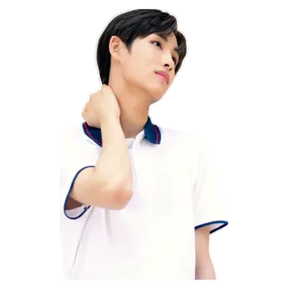 🤔 osoba, mężczyzna, portret, koreański, azjatycki, casual, wewnątrz telegram sticker