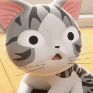 😟 Chi Chi's Sweet Home kot, anime, słodki, kociak telegram sticker