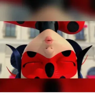 😘 Ladybug Miraculous: Tales of Ladybug & Cat Noir mariquita, Miraculous, dibujos animados, superhéroe, anime telegram sticker