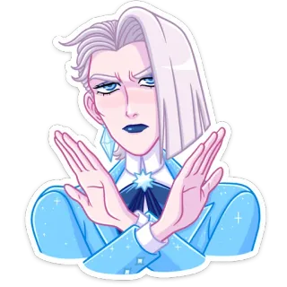 👩 personagem, desenho animado, anime, adesivo whatsapp sticker