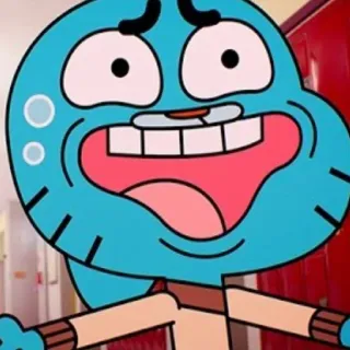 😶 Gumball Watterson The Amazing World of Gumball Cartoon, Animiert, Katze, Lustig, Gumball, Die fantastische Welt von Gumball whatsapp sticker