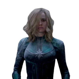 😳 Captain Marvel 惊奇队长, 布丽·拉尔森, 漫威, 超级英雄, 漫画 telegram sticker