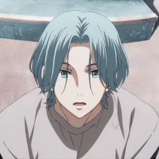 ❄️ Reki Kyan SK8 the Infinity Аниме, Скейтбордист, SK8 the Infinity, Реки Кян, Персонаж telegram sticker