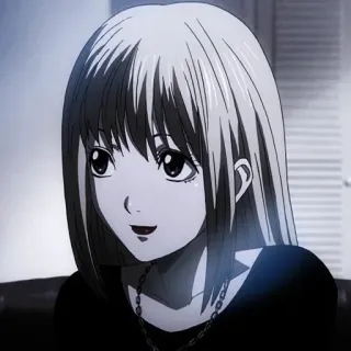 🧦 Misa Amane Death Note Anime, Mädchen, Blond, Misa, Süß telegram sticker