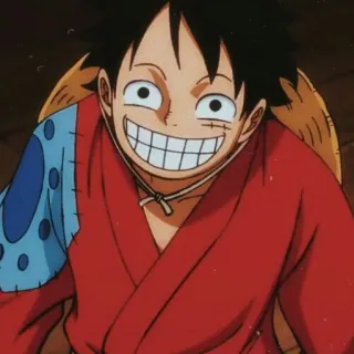 🙄 Monkey D. Luffy One Piece Anime, Manga, Bajak Laut, Topi Jerami, Luffy, One Piece telegram sticker
