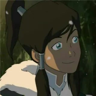 😃 Korra Avatar: The Legend of Korra Korra, Avatar, The Legend of Korra, nickelodeon, cartoon, character, animation telegram sticker