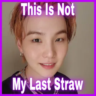 😢 This Is Not My Last Straw citation, goutte d'eau, encouragement, motivation telegram sticker