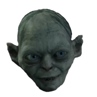 😈 Gollum The Lord of the Rings 판타지, 크리쳐, 호빗, 스미골, 악 telegram sticker