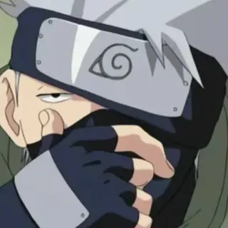 ⚡️ Kakashi Naruto kakashi, naruto, anime, manga, ninja, hidden leaf village, sharingan telegram sticker