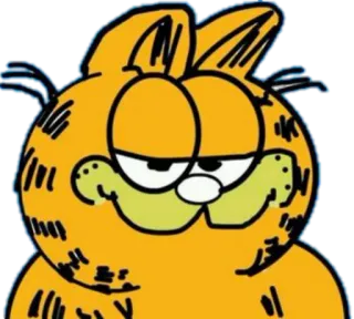 😌 Garfield Desenho animado, Gato, Laranja, Garfield telegram sticker