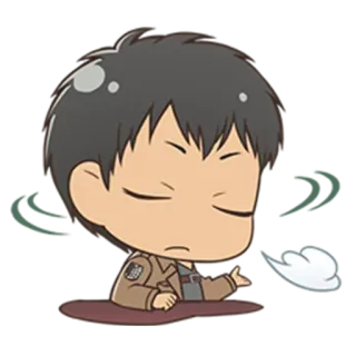 😌 anime, character, manga, cute, chibi telegram sticker