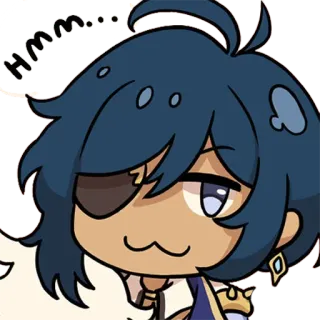 GenshinImpact @lostinparadisee telegram stickers