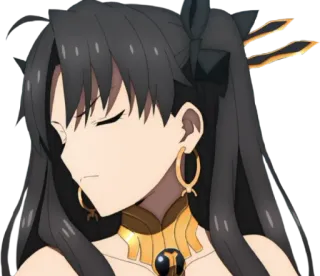 😒 Ishtar Fate/Grand Order Anime, Personaje, Mujer, Ishtar, Fate/Grand Order telegram sticker