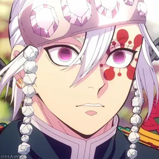 💎 Tengen Uzui Demon Slayer Аниме, Клинок, рассекающий демонов, Тенген Узуй, Хашира, Столп Звука telegram sticker