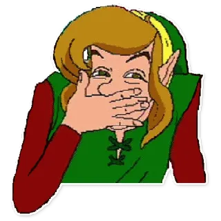 💩 Link Link, Zelda, Hyrule, cartoon, elf telegram sticker