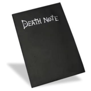 ✨ Death Note DEATH NOTE Death Note, Anime, Manga, Notizbuch, Übernatürlich, Thriller telegram sticker