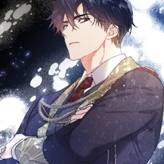🛰 đàn ông, veston, anime, manga, minh họa, nghiêm túc telegram sticker