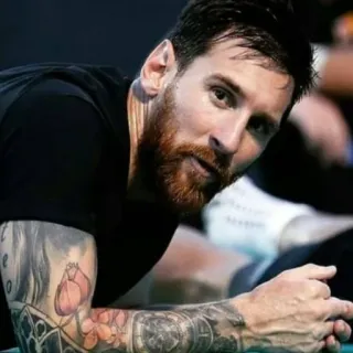 🎲 Lionel Messi ฟุตบอล, นักกีฬา, เมสซี่, นักเตะ, ผู้เล่น telegram sticker