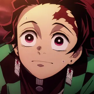 🔥 Tanjiro Kamado Demon Slayer Anime, Demon Slayer, Tanjiro, Manga, Personnage telegram sticker