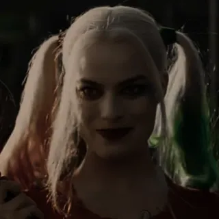 🤡 Harley Quinn Suicide Squad Harley Quinn, Margot Robbie, DC Comics, Suicide Squad, Vilain, Anti-héros, Personnage de BD telegram sticker
