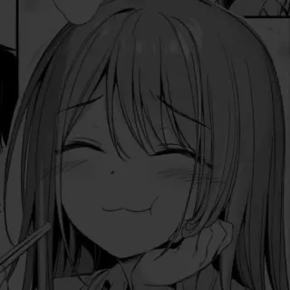 🖇 anime, girl, manga, cute telegram sticker