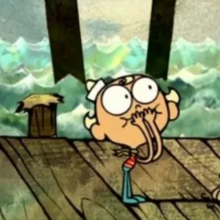 🤭 Candy The Marvelous Misadventures of Flapjack kreskówka, postać, cukierek, Niezwykłe przypadki Flapjacka telegram sticker