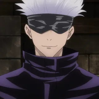 🤍 Satoru Gojo Jujutsu Kaisen anime, manga, gojo, satoru, sorcerer, cool telegram sticker