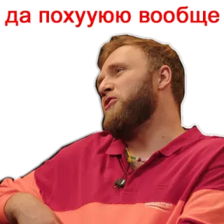 😊 да похууюю вообще russian, sticker, meme, portrait telegram sticker