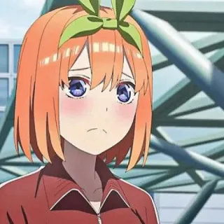 🧩 Yotsuba Nakano The Quintessential Quintuplets Anime, Manga, Mignon, Fille, Personnage, Yotsuba Nakano telegram sticker