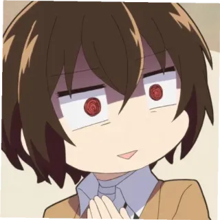 😯 anime, manga, cartoon, funny, expression, character, emotion telegram sticker