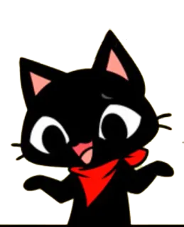 😃 gato, animal, adesivo, desenho animado telegram sticker