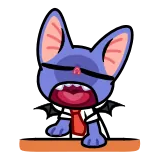🤩 蝙蝠, 卡通, 动物, 可爱, 贴纸 telegram sticker