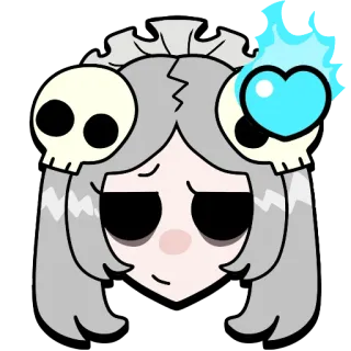 Brawl stars × skullgirls @Frocoli telegram stickers