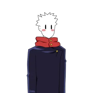 😳 Yuji Itadori Jujutsu Kaisen Anime, Manga, Jujutsu Kaisen, Yuji Itadori, Czary, Shonen whatsapp sticker