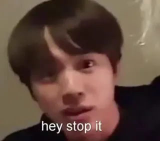 🖤 hey stop it Stop, Meme, Divertente, Intrattenimento telegram sticker
