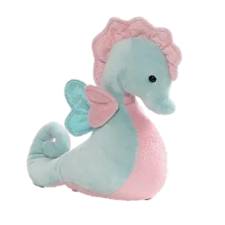 🐴 cavalluccio marino, peluche, pupazzo, giocattolo, creatura marina, carino, pastello telegram sticker