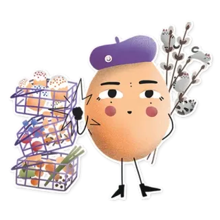 Eggs @stickersb2b telegram stickers