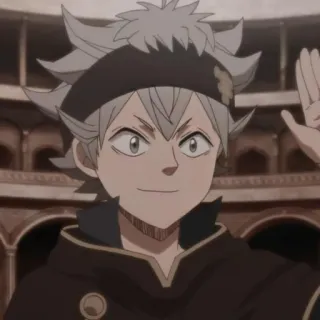 🍓 Asta Black Clover Anime, Manga, Black Clover, Asta, Personaje, Shonen telegram sticker