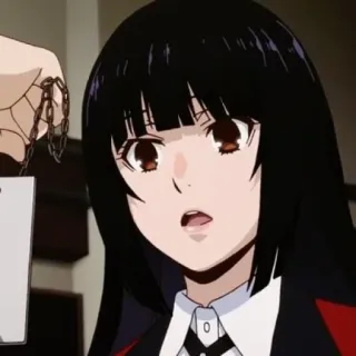 ♣️ Yumeko Jabami Kakegurui anime, manga, gambling, school, Kakegurui, Yumeko Jabami telegram sticker