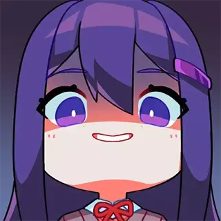 doki doki emotes by @knsos telegram stickers
