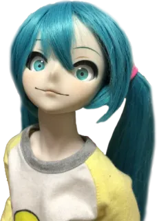 😐 Hatsune Miku Аниме, Кукла, Вокалоид, Мику, Хатсуне Мику, Бирюзовые волосы telegram sticker